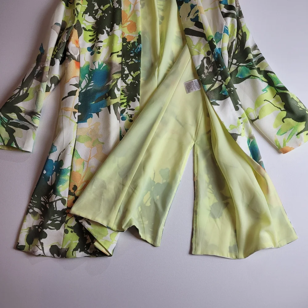 Chico's 0 Multicolor Abstract Jacket - Picture 4 of 11